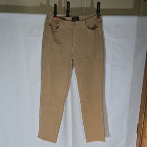 Talbots Women's Tan Corduroy Straight Leg Pants